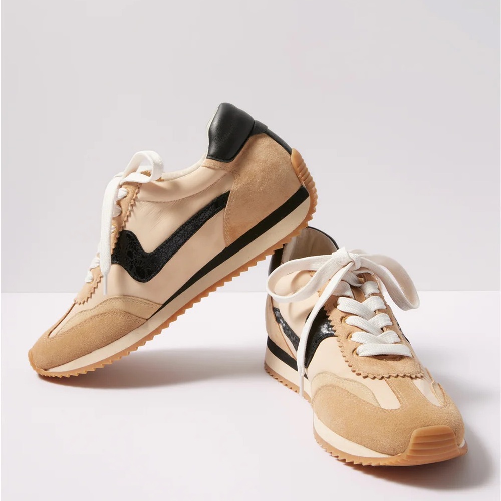 Dolce Vita Tan and Black Women's Sneakers